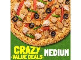 Broadway Pizza Crazy Value Deal 2 For Rs.899/-